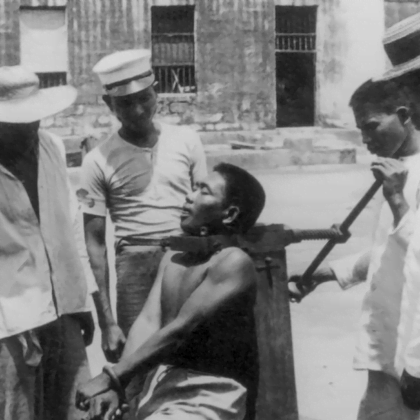 Garrote execution