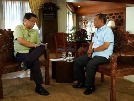 Mike Enriquez and Jojo Binay on