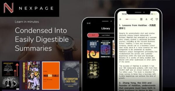 Nexpage mobile app